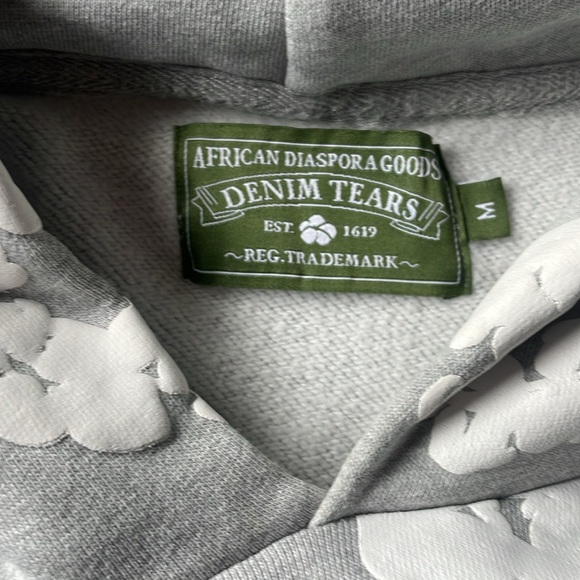 Denim Tears Gray Hoodie - Picture 3 of 5